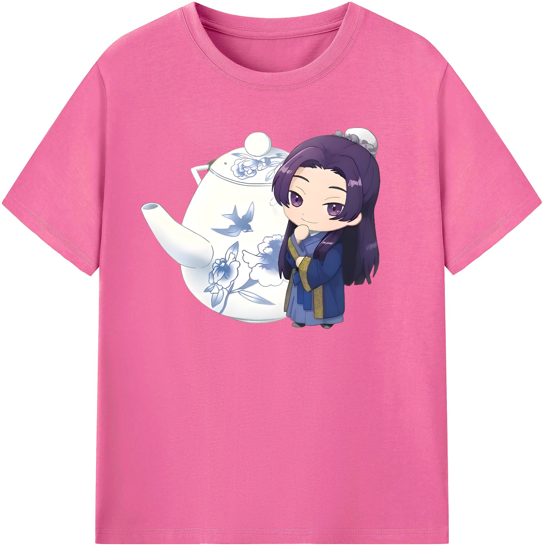 （画像用） 薬屋のひとりごと The Apothecary Diaries レディースカジュアルプリントTシャツ（綿100％）